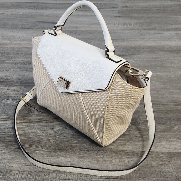 Kate Spade Laurel Wesley Place Leather and Tweed Satchel - Picture 3 of 15